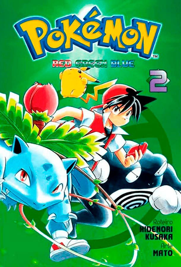 Capa do Pokémon Red, Green & Blue - Vol. 2
