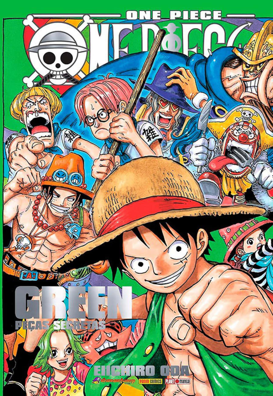 Capa do One Piece Green - Peças Secretas - Vol. Único