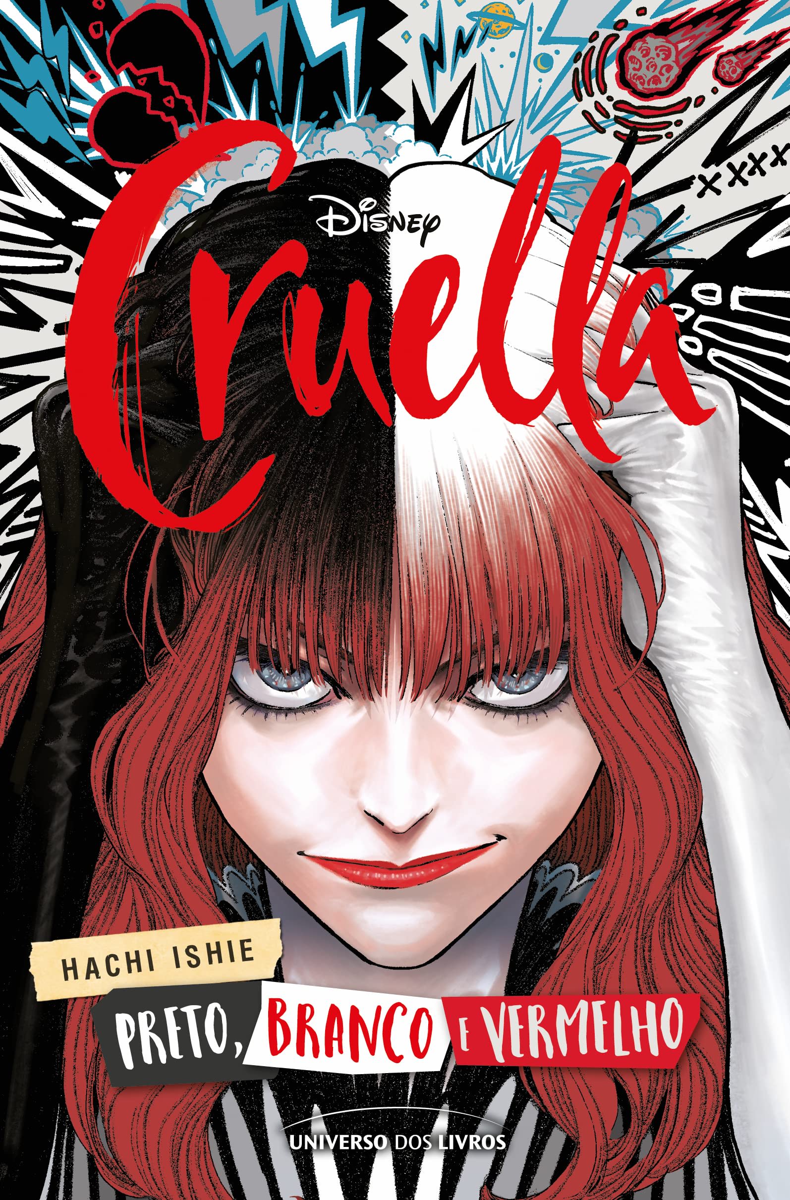 Capa do Cruella: Preto, Branco E Vermelho - Vol. Único