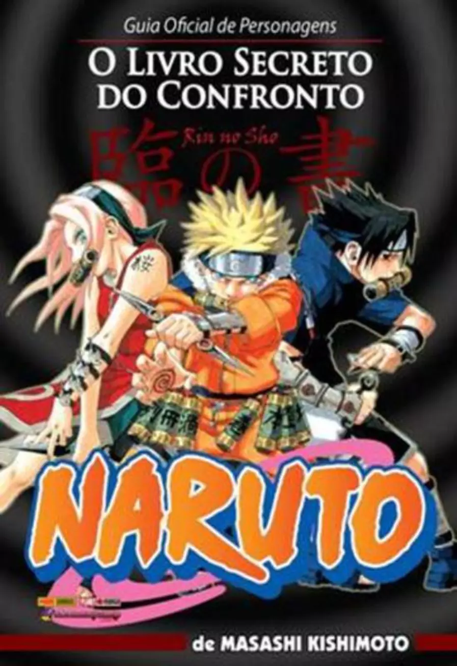 Capa do Naruto: Guia Oficial De Personagens - O Livro Secreto Do Confronto - Rin No Sho - Vol. Único
