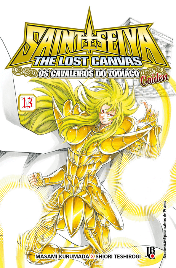 Capa do Cavaleiros do Zodiaco The Lost Canvas Gaiden Especial - Vol. 13