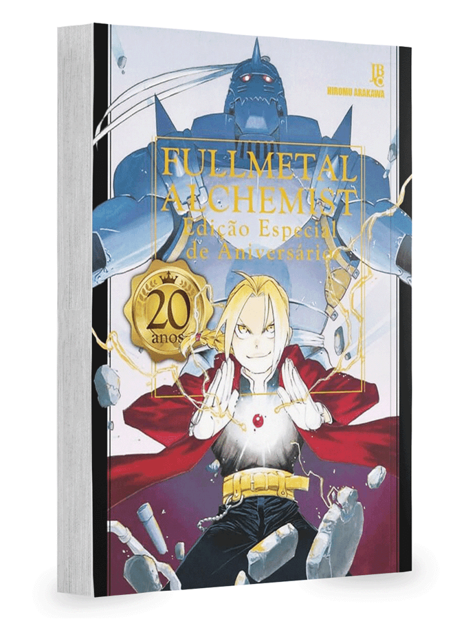 Capa do Fullmetal Alchemist - Edição Especial de Aniversário de 20 anos - Vol. 1