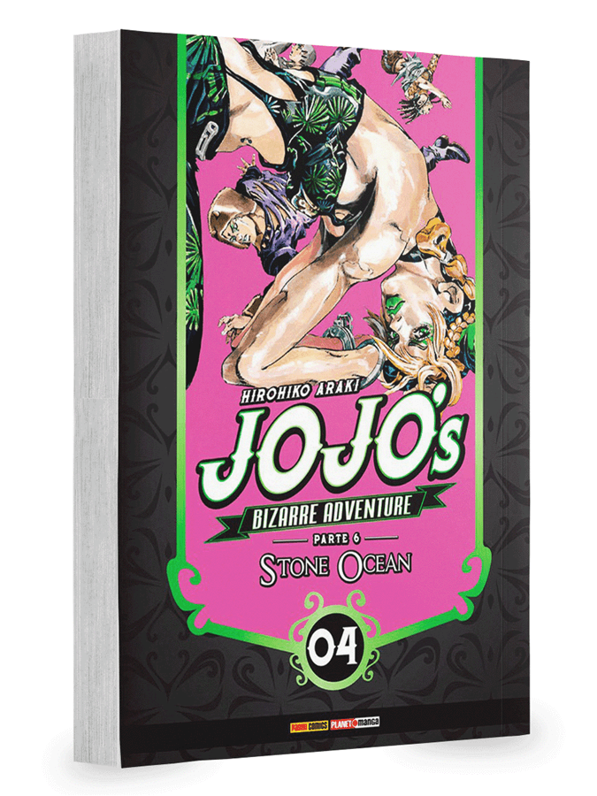 Capa do Jojo's Bizarre Adventure - Parte 6: Stone Ocean - Vol. 4