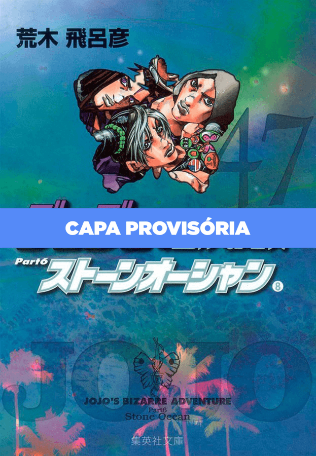 Capa do Jojo's Bizarre Adventure - Parte 6: Stone Ocean - Vol. 8