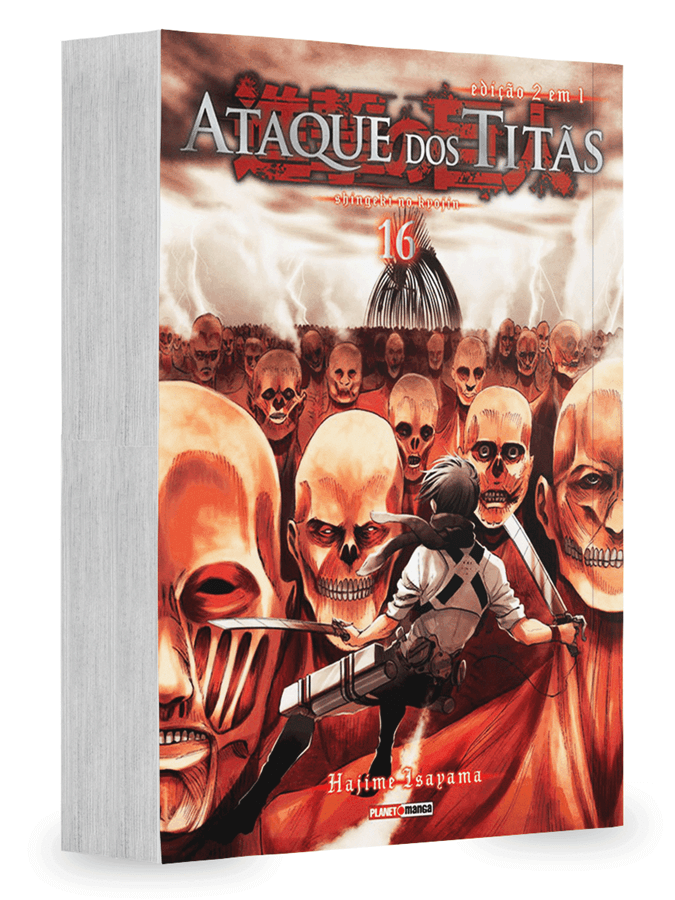 Capa do Ataque Dos Titãs (2 Em 1) - Vol. 16