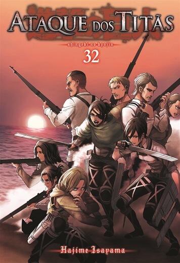Capa do Ataque dos Titãs - Vol. 32