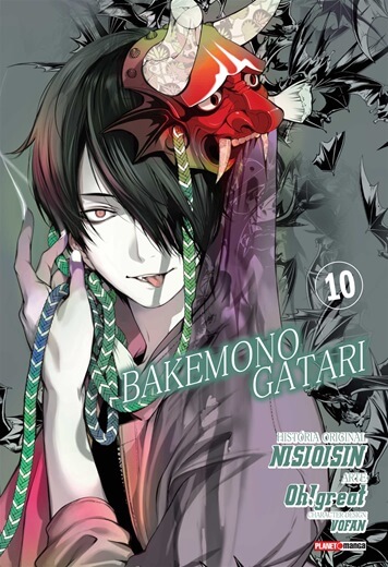 Capa do Bakemonogatari - Vol. 10