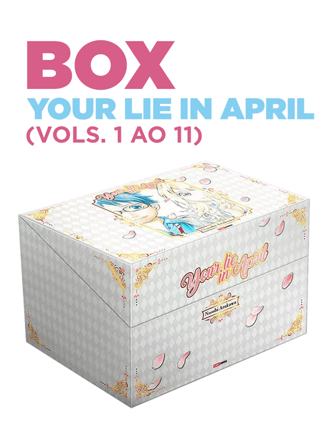 Capa do Box Your Lie In April - Vol. 1