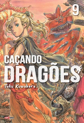 Capa do Caçando Dragões - Vol. 9