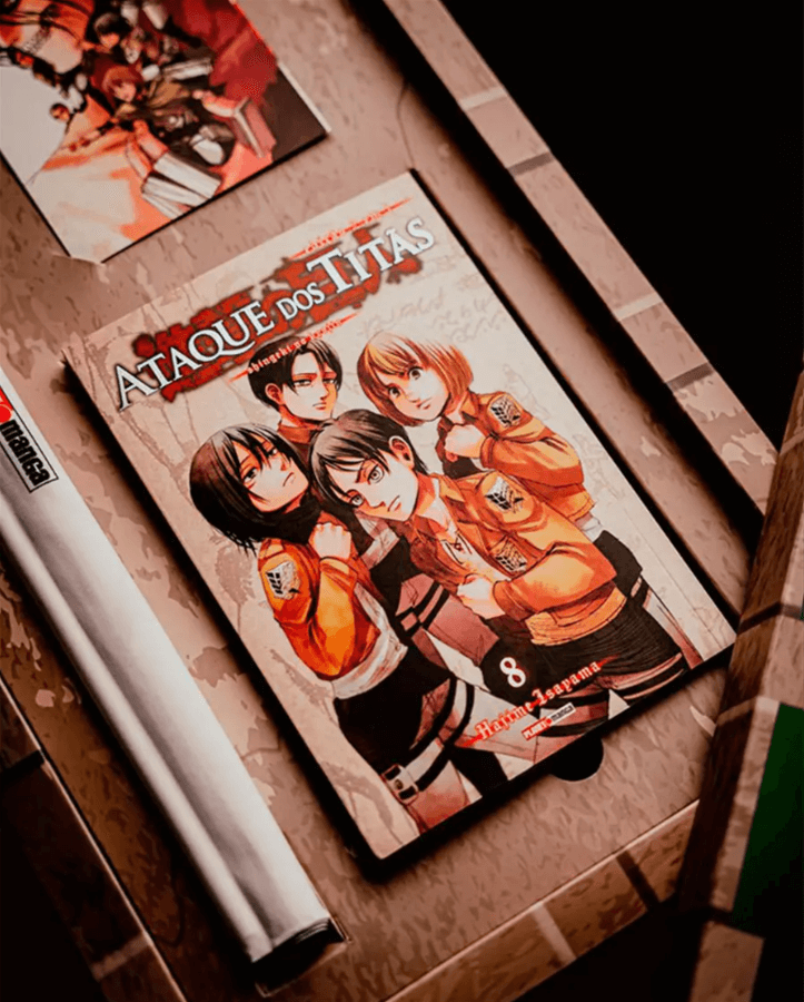 Capa do Caixa Especial - Ataque Dos Titãs (2 Em 1) - Vol. 8