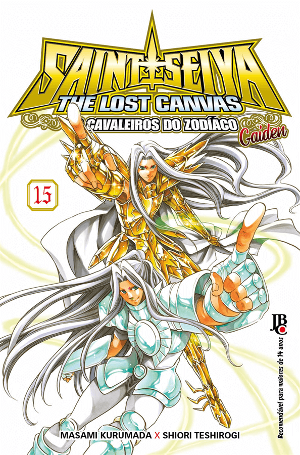 Capa do Cavaleiros do Zodiaco The Lost Canvas Gaiden Especial - Vol. 15