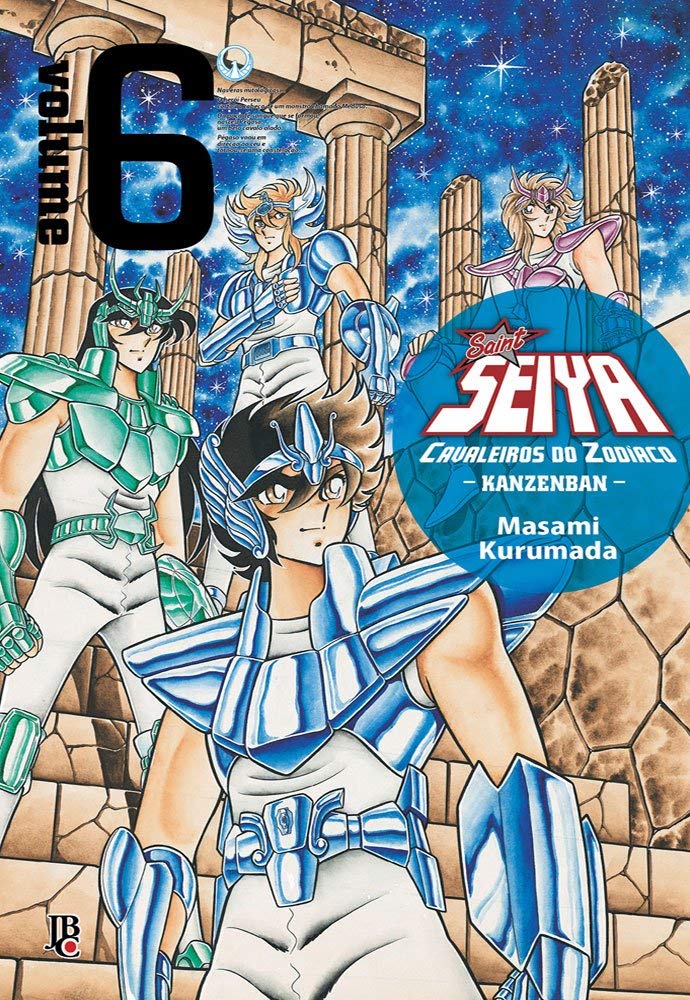 Capa do Cavaleiros do Zodíaco – Saint Seiya Kanzenban - Vol. 6