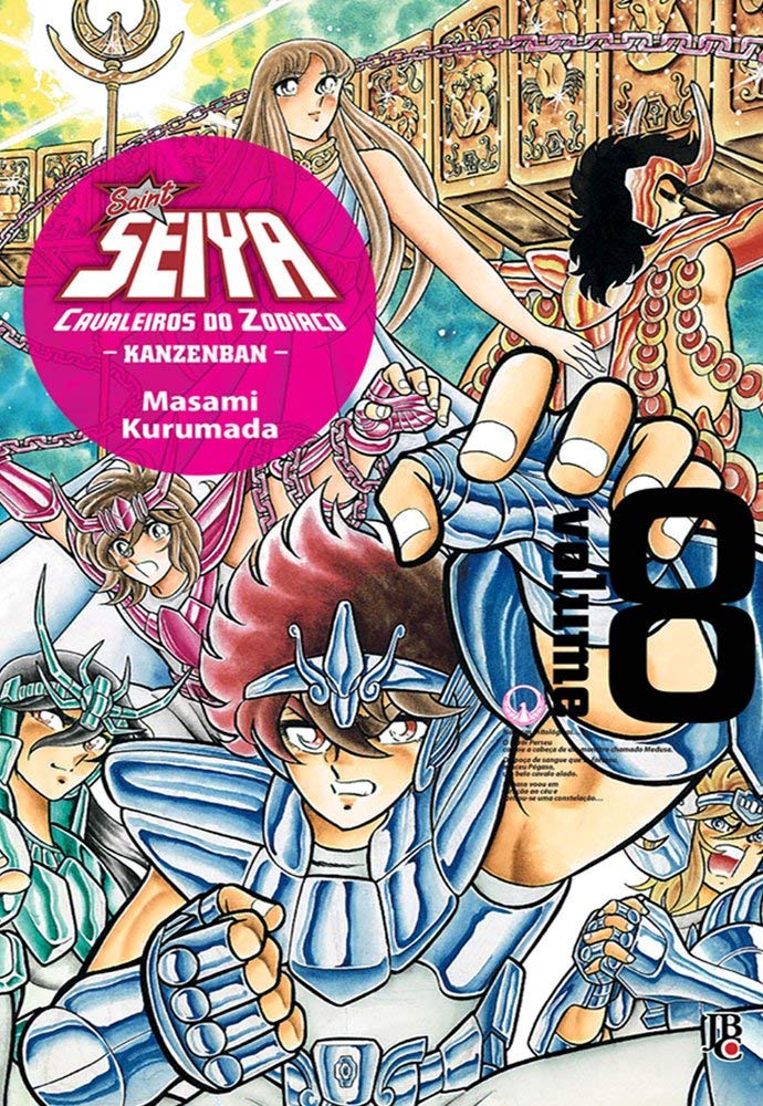 Capa do Cavaleiros do Zodíaco – Saint Seiya Kanzenban - Vol. 8