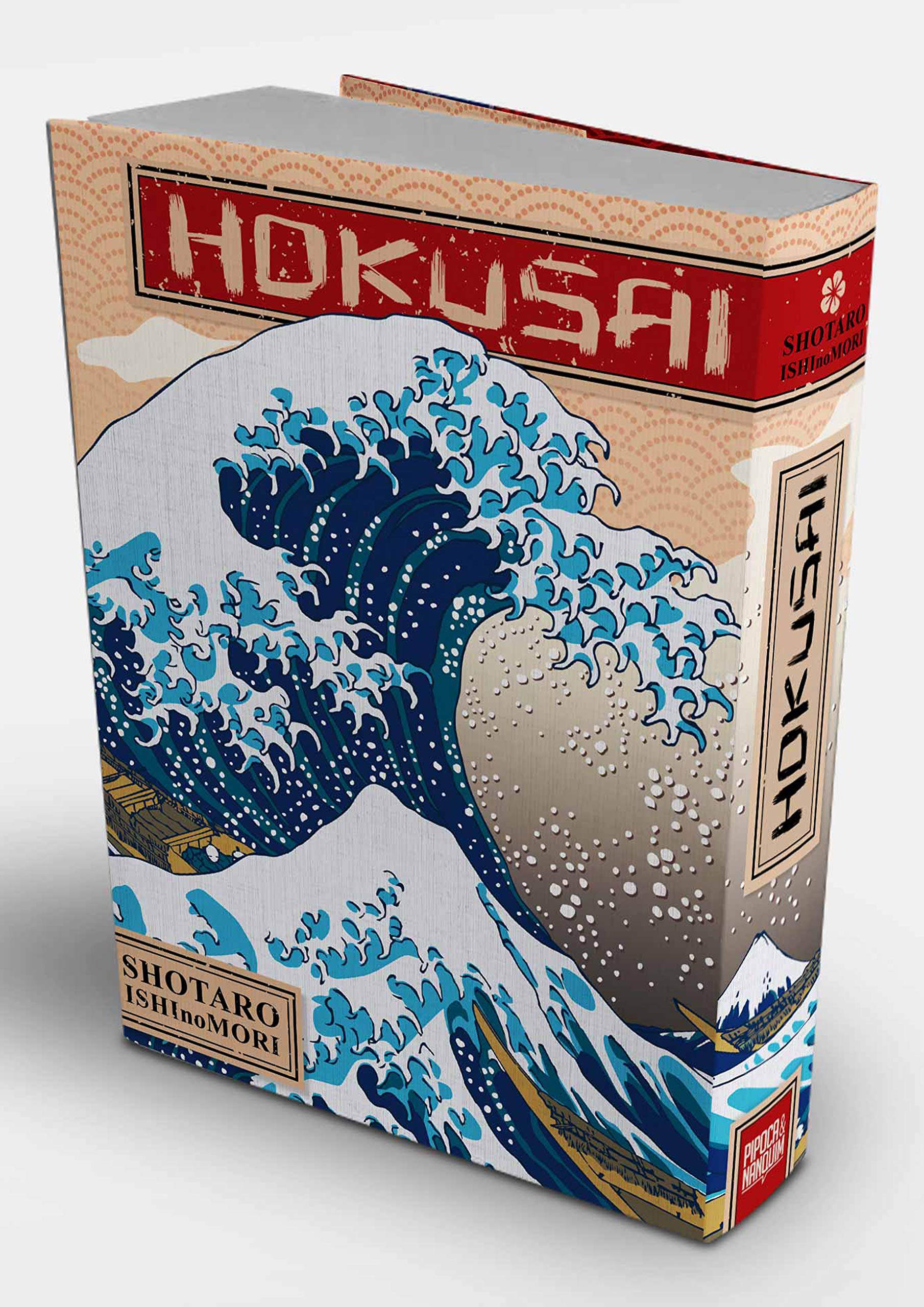 Capa do Hokusai (Biografia em Mangá) Volume Único - Vol. 1