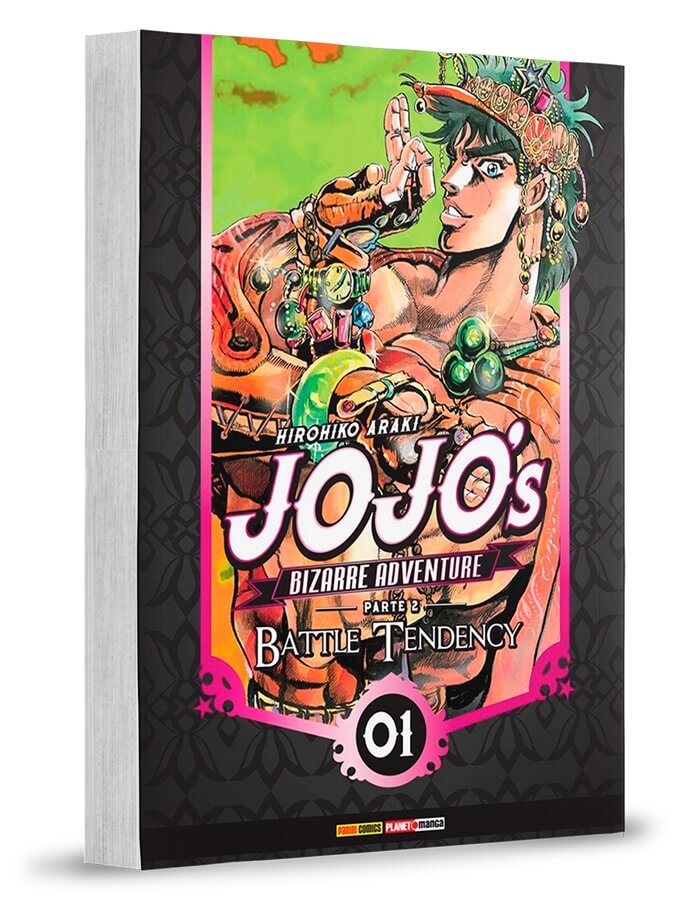 Capa do Jojo's Bizarre Adventure - 01 - Parte : Battle Tendency - Vol. 2