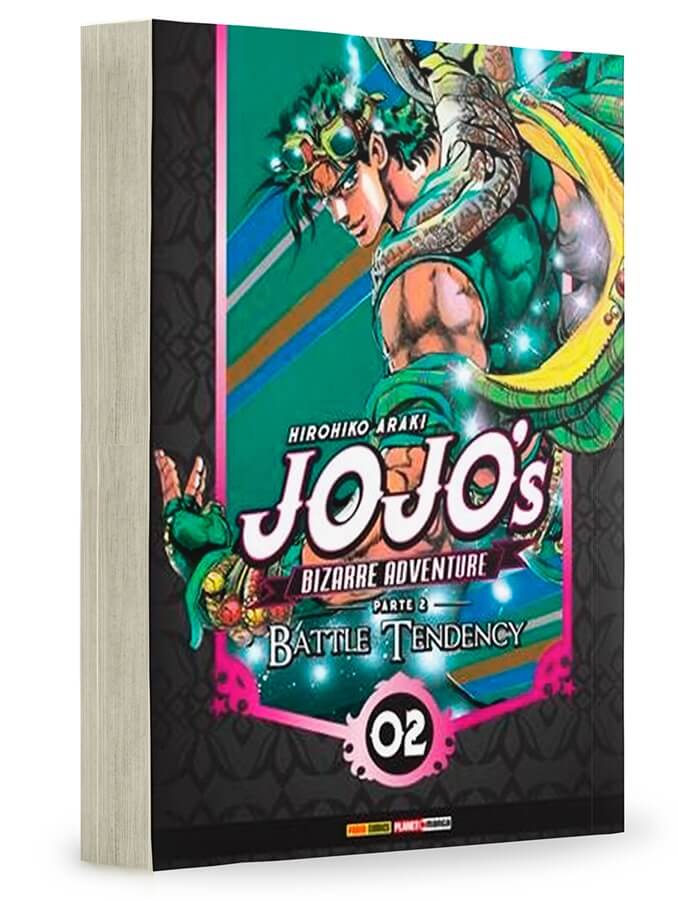 Capa do Jojo's Bizarre Adventure - 02 - Parte : Battle Tendency - Vol. 2