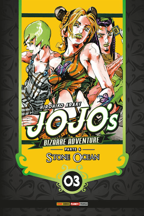 Capa do Jojo´s Bizarre Adventure 42 (parte 6: Stone Ocean ) - Vol. 3