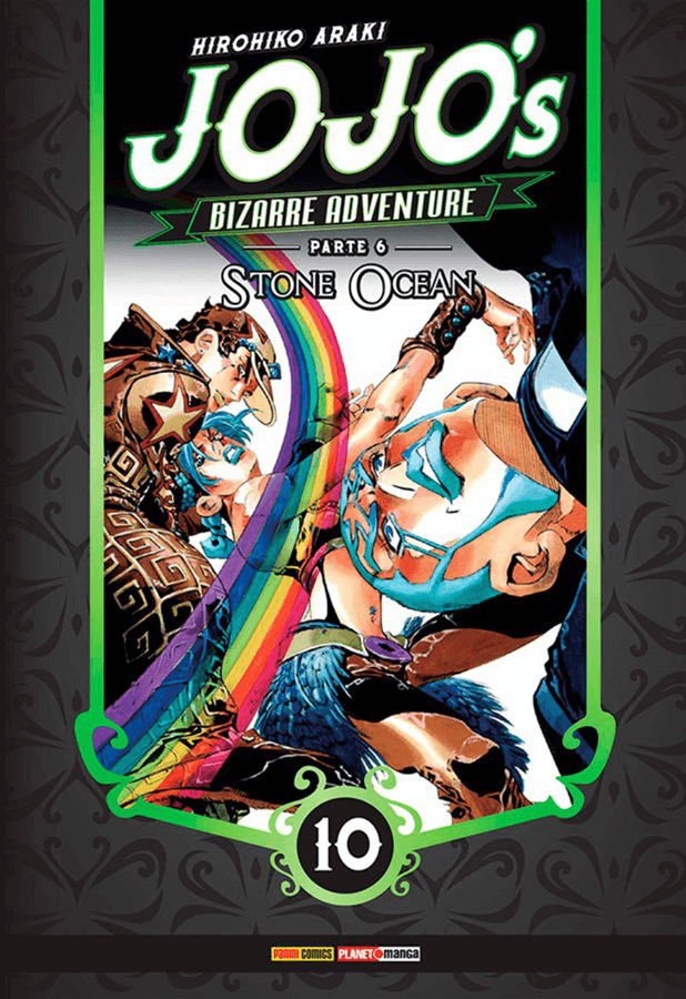 Capa do Jojo´s Bizarre Adventure 49 (parte 6: Stone Ocean ) - Vol. 10