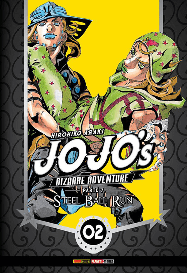 Capa do Jojo's Bizarre Adventure 52 (parte 7: Steel Ball Run ) - Vol. 2