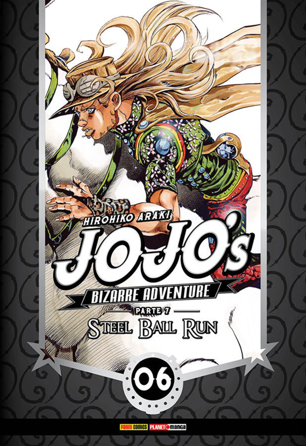 Capa do Jojo's Bizarre Adventure - Parte 7 - Steel Ball Run - Vol. 6