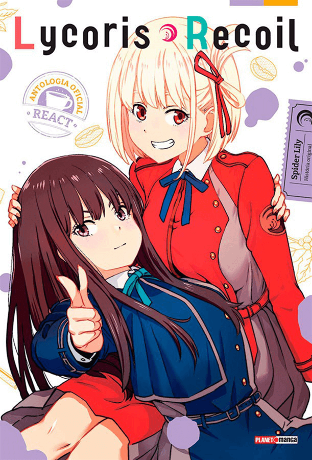 Capa do Lycoris Recoil - Anthology - React - Vol. 1
