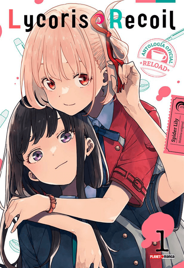 Capa do Lycoris Recoil - Anthology - Reload - Vol. 1