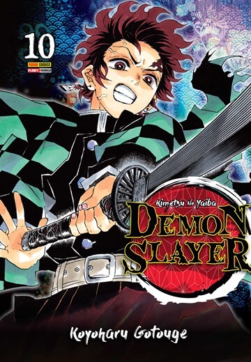 Capa do Demon Slayer - Kimetsu no Yaiba - Vol. 10