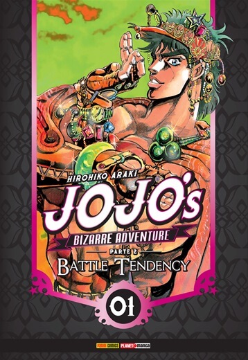 Capa do Jojo's Bizarre Adventure - Parte 2: Battle Tendency - Vol. 1