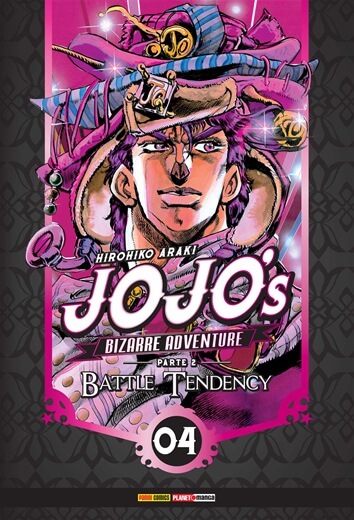 Capa do Jojo's Bizarre Adventure - Parte 2: Battle Tendency - Vol. 4