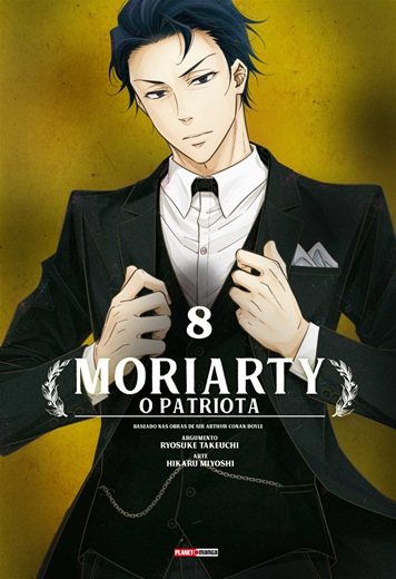 Capa do Moriarty: O Patriota - Vol. 8