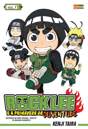 Capa do Rock Lee - Vol. 1