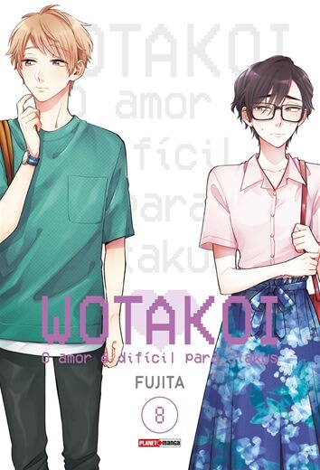 Capa do Wotakoi: O Amor é difícil para Otakus - Vol. 8
