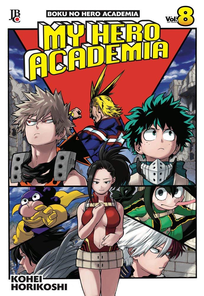 Capa do My Hero Academia - Vol. 8