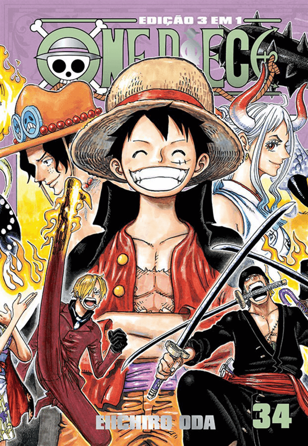 One Piece 3 Em 1 - Vol. 34