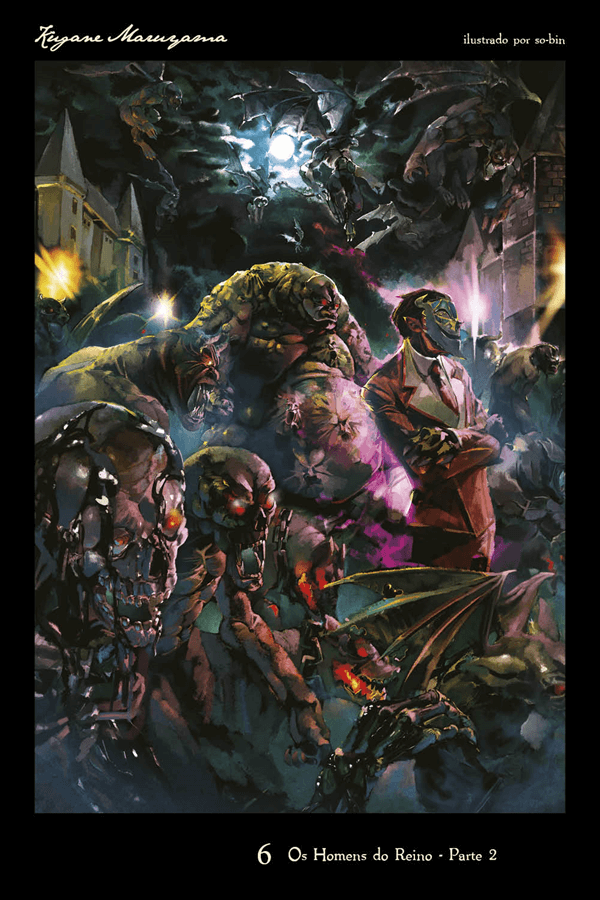 Capa do Overlord - Os Homens Do Reino - Parte 2 (novel) - Vol. 6