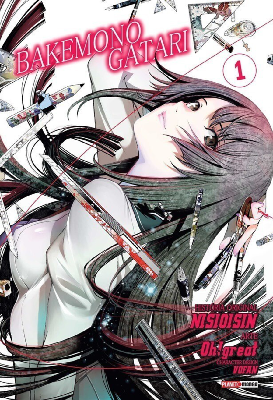 Capa do Bakemonogatari - Vol. 1