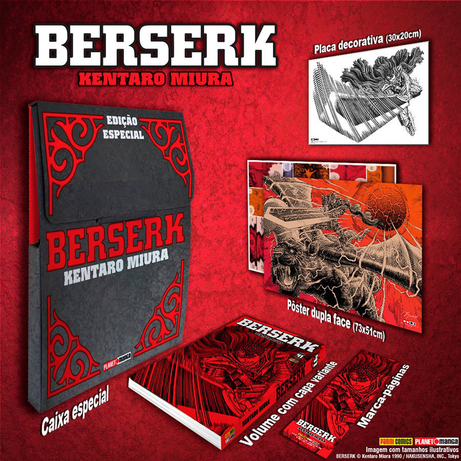 Capa do Berserk - Edição De Luxo - Special Edition C/ Maleta - Vol. 41