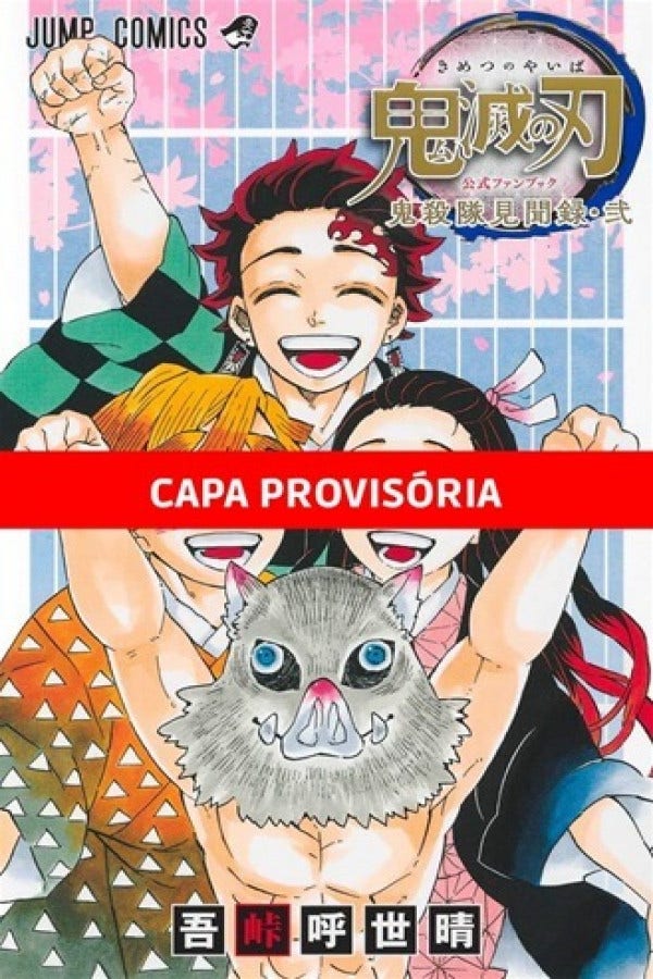 Capa do Demon Slayer - Fanbook Oficial - Vol. 2