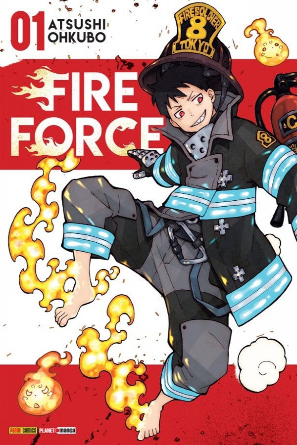 Capa do Fire Force - Vol. 1