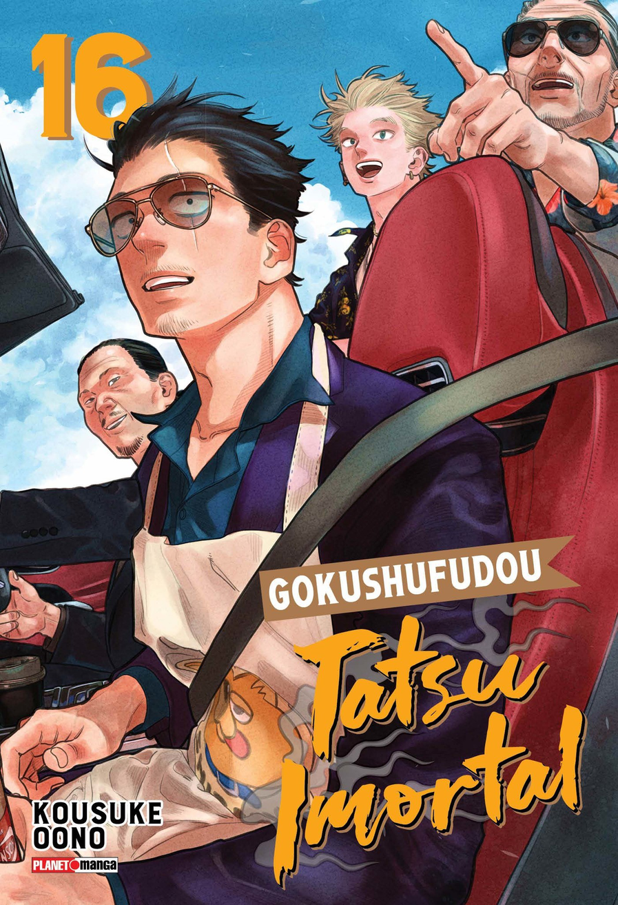 Capa do Gokushufudou - Tatsu Imortal - Vol. 16
