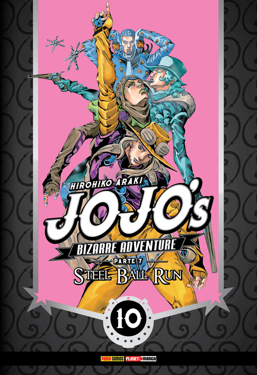 Capa do Jojo's Bizarre Adventure - Parte 7 - Steel Ball Run - Vol. 10