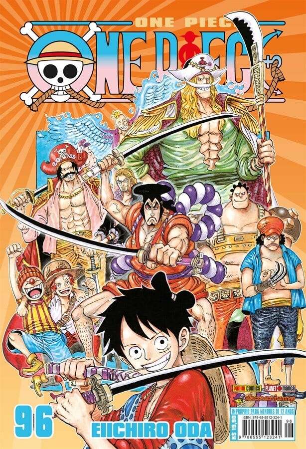 Capa do One Piece - Vol. 96
