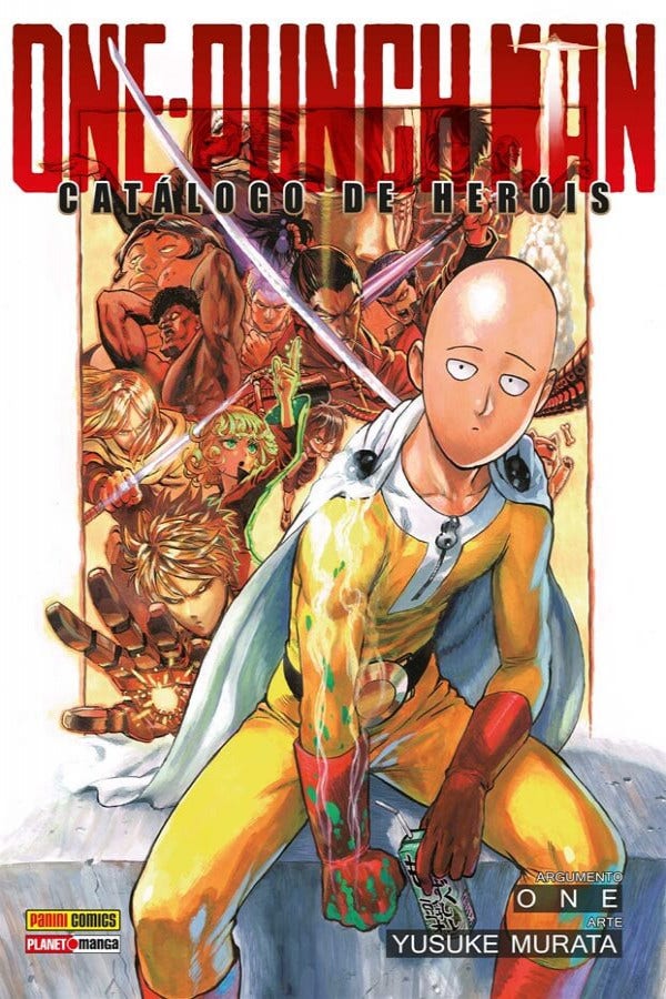 Capa do One-Punch Man - Catálogo De Heróis - Vol. 1