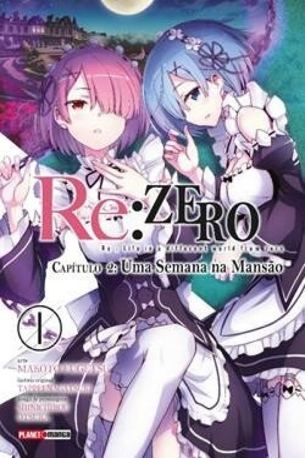 Capa do Re: Zero Capítulo 2: Uma Semana Na Mansão - Vol. 1
