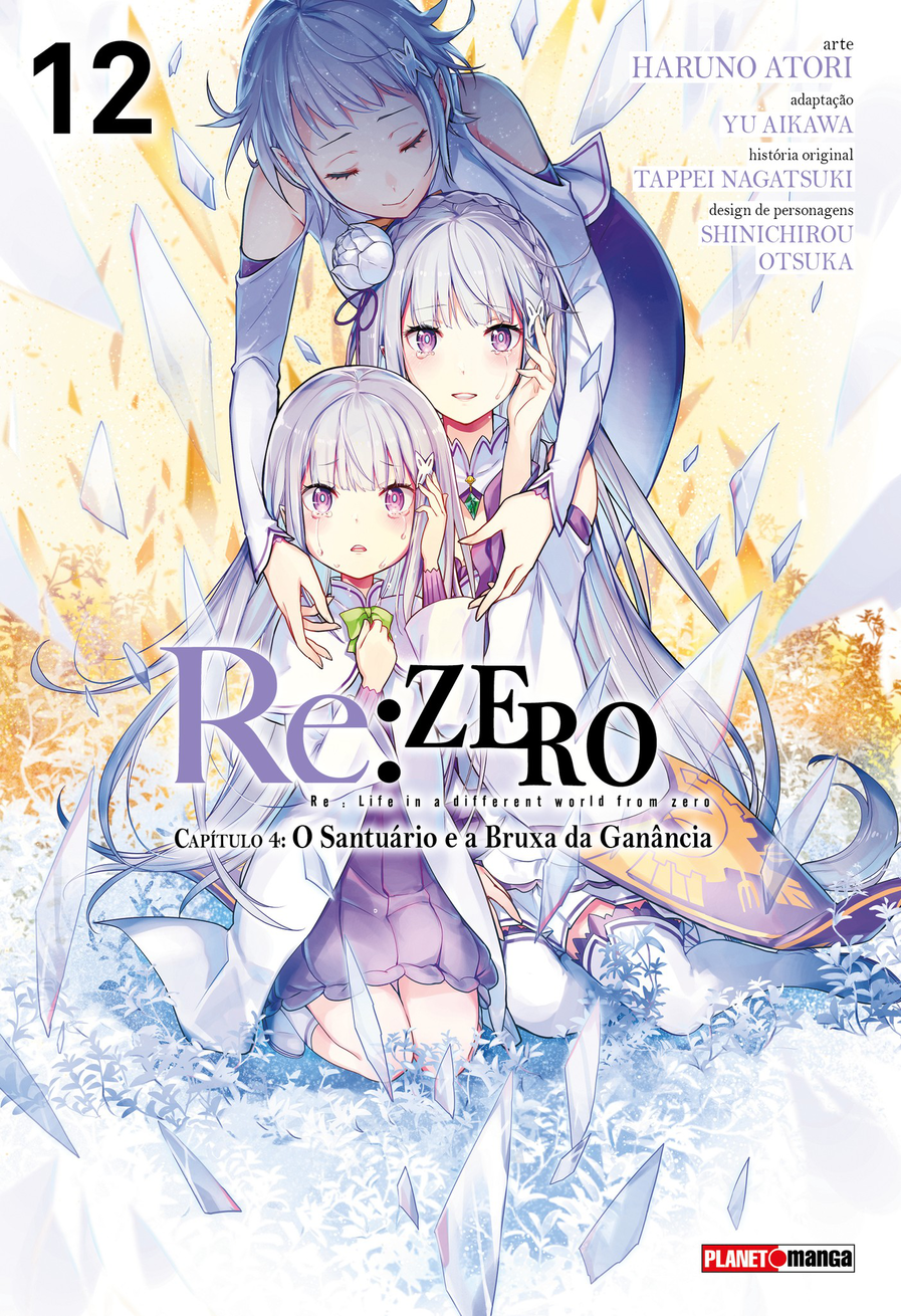 Capa do Re: Zero Capítulo 4: O Santuário E A Bruxa Da Ganância - Vol. 12