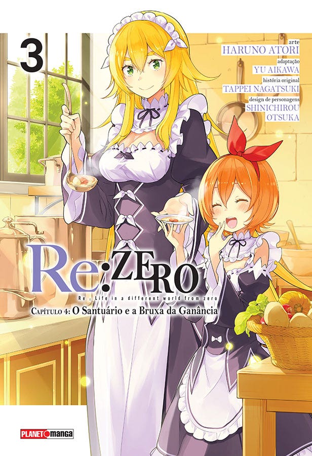 Re: Zero Capítulo 4: O Santuário E A Bruxa Da Ganância - Vol. 3