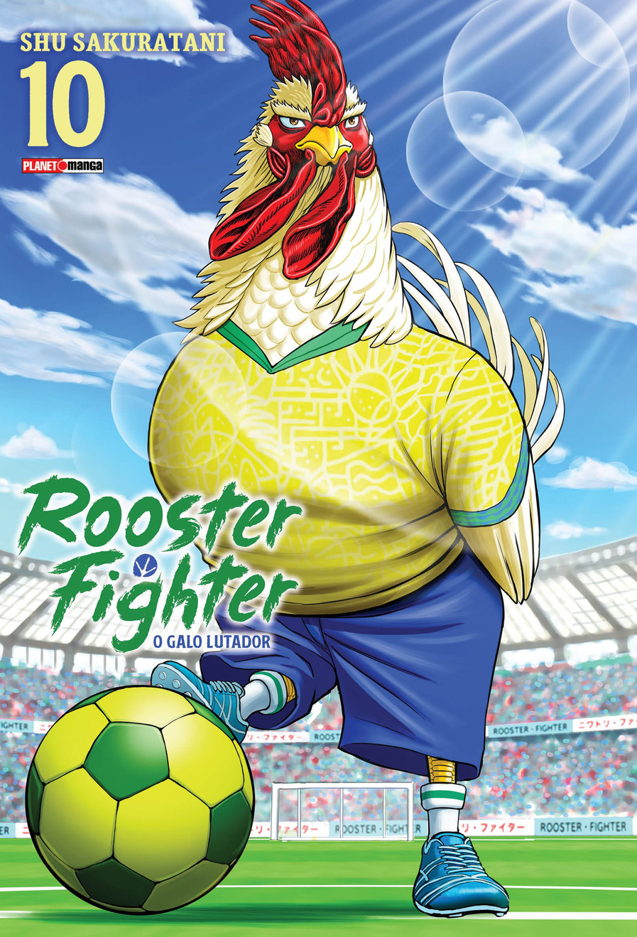 Capa do Rooster fighter - o galo lutador - capa variante - Vol. 10