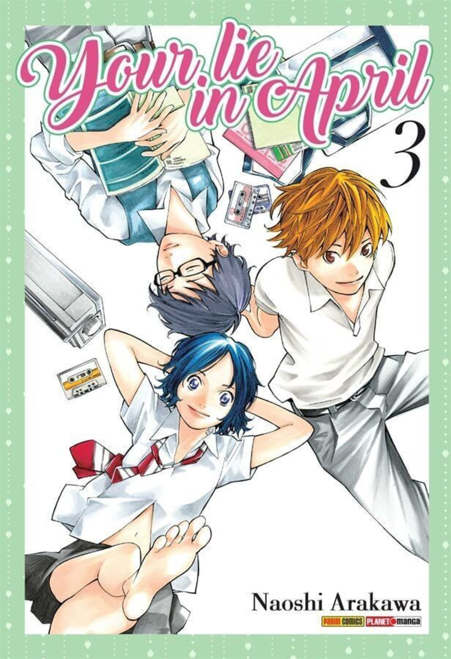 Capa do Your lie in april - Vol. 3