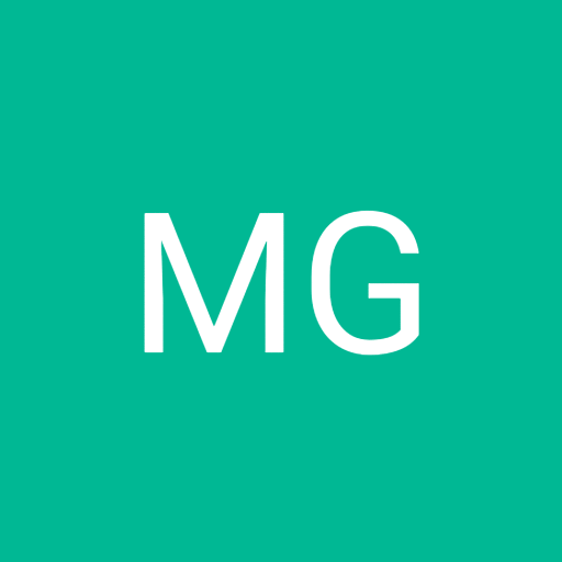 Initials of the candidate on a colored background