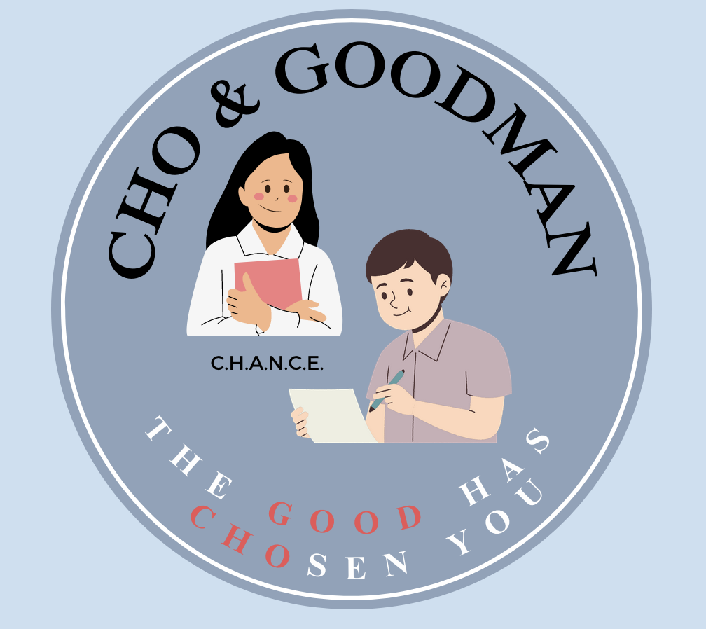 Cho-Goodman Ticket - The GOOD has CHOsen you!